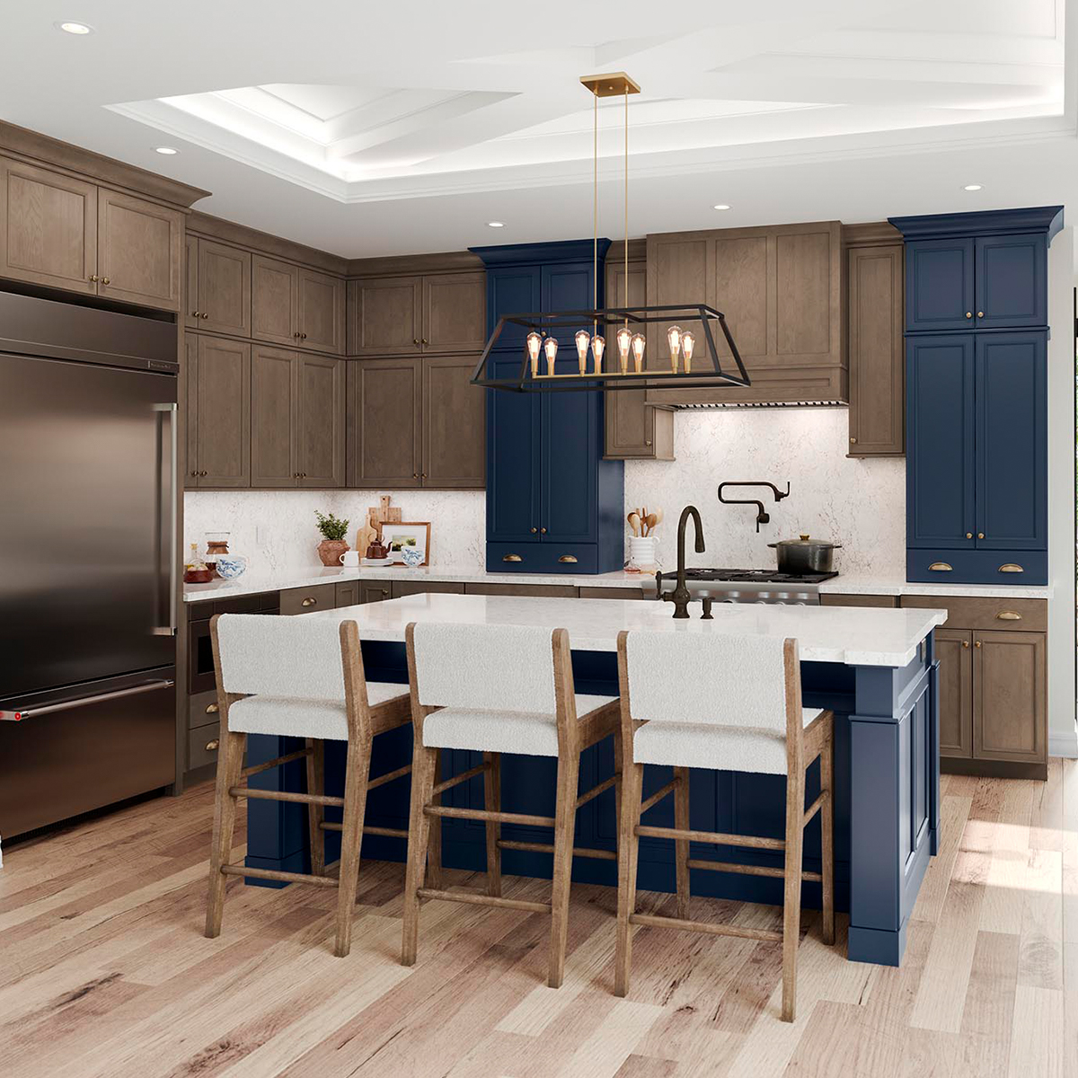 3 panel wall rangehood