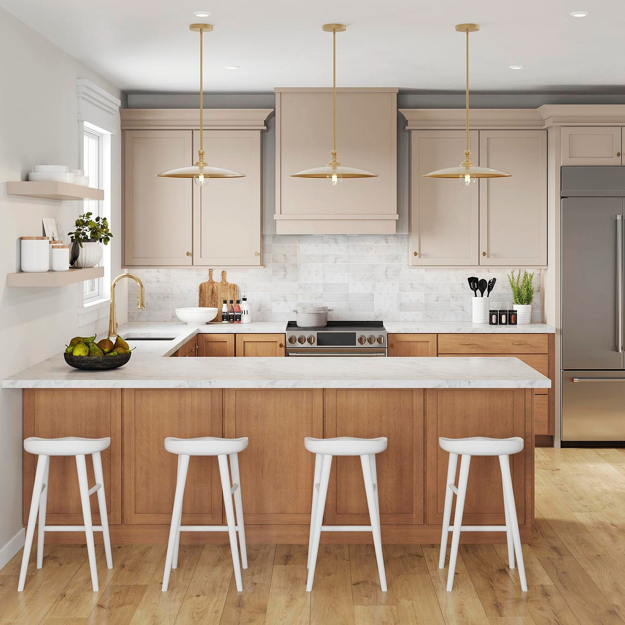 modern box hood